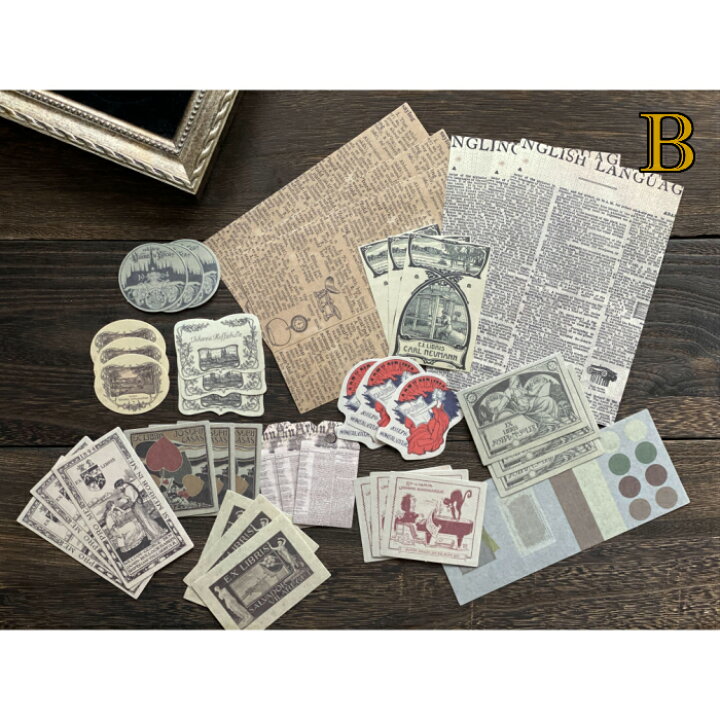 楽天市場】LoversofLetters 素材セット(s17) タグ カード 手紙 しおり 