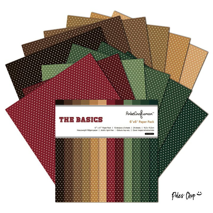 楽天市場】THEBASICS ドット背景紙セット(k990)12枚入 ドット 水玉 