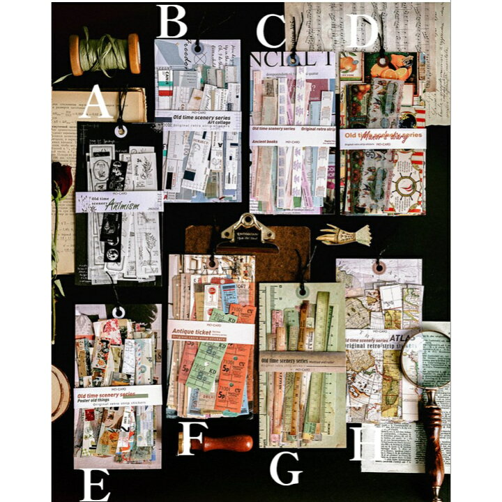 楽天市場 海外製ステッカー テープ 30枚入り 海外ステッカー S9 大きめ ヴィンテージ レトロ アンティーク チケット タグ フォト 手紙 Diy コラージュ デコ おしゃれ 珍しい ジャンクジャーナル デコシール 手帳 複数商品 同一送料おまとめ可 Pales Chop