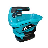 Kurflo 電動 散粒機 充電式 播種機 融雪剤 肥料 散布機 融雪機 種子散布機 マキタ18vバッテリー対応 容量…