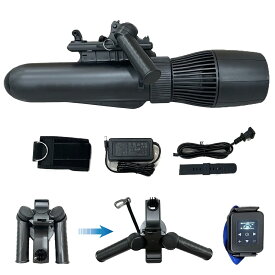 【夏のオススメ】水中スクーター 小型 ブラシレス 水中スラスターセット 電動ハンドヘルドスクーター 潜水 ダイビング機材 水泳 シュノーケリング ダイビング用 コンパクト 軽量