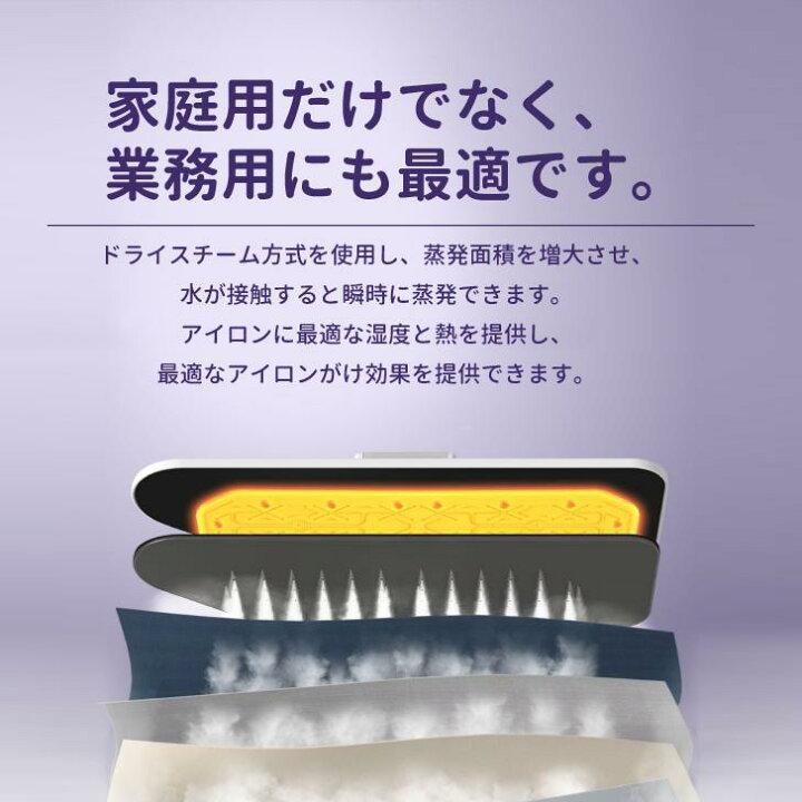 楽天市場】Kurflo スチームプレス機 5段階温度調整【PSE認証済】過熱 