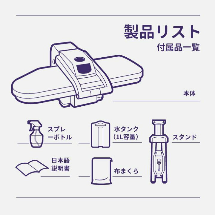 楽天市場】Kurflo スチームプレス機 5段階温度調整【PSE認証済】過熱 