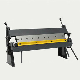 ハンド メタルブレーキ 手動 板金折り曲げ機 ハンド メタルベンダー 鉄板折り曲げ機 最大幅610mm 折り曲げ角度0°～135° 押さえ刃5本付き