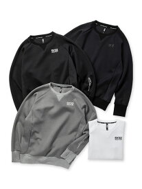 スウェット プルオーバー ダンボールニット クルーネック ストレッチ性 防風性 S/M/L/XL/XXL LL/3L ◆DOUBLE KNIT EMBOSS LOGO P/O CREW◆ SY32 by SWEET YEARS エスワイサーティトゥバイスウィートイヤーズ [12564]