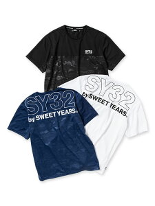 �y8800�~��50%OFF�zT�V���c ����T�V���c ���� �n�[�t�X���[�u �z�������� �J���� S/M/L/XL/XXL LL/3L ��EXCHANGE EMBOSS CAMO TEE�� SY32 by SWEET YEARS �G�X���C�T�[�e�B�g�D�o�C�X�E�B�[�g�C���[�Y [13036]