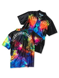 【14300→70%OFF】Tシャツ 半袖Tシャツ 半袖 モックネックTシャツ 接触冷感機能 S/M/L/XL/XXL LL/3L ◆CARVICO PRINT MOCKNECK T◆ SY32 by SWEET YEARS エスワイサーティトゥバイスウィートイヤーズ [13112]