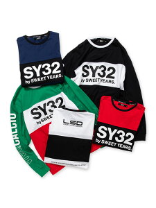 �y9900�~��50%OFF�zT�V���c ���� �����OT�V���c �z�F�ؑ� S/M/L/XL/XXL LL/3L ��EXCHANGE CALCIO L/S TEE�� SY32 by SWEET YEARS �G�X���C�T�[�e�B�g�D�o�C�X�E�B�[�g�C���[�Y [TNS1753]