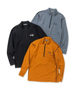 WbvAbvbNlbNVc SY32St jCARVICO ZIP UP MOCK NECK SHIRTSSY32 by SWEET YEARS GOLF[SYG-23A004ABS]