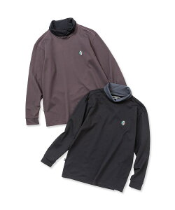 nClbNVc SY32St jHIGH NECK BRUSHED SHIRTSSY32 by SWEET YEARS GOLF[SYG-23A005ABS]