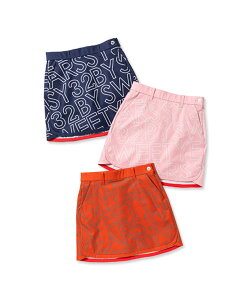 �v�����g�X�J�[�g �X�g���b�`��SWEET BIG LOGO GRAPHIC SKIRT�bWOMEN'S��SY32 by SWEET YEARS GOLF[SYG-23SUM-07W]