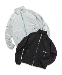 tWbvWPbg SY32St BACK SILVER METALLIC PRINT BLOUSONbWOMEN'SSY32 by SWEET YEARS GOLF[SYG-24S04W]