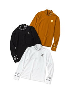 Xgb` t[X WbvbNlbN OX[uSTRETCH FLEECE BACK ZIP L/S MOCKSY32 by SWEET YEARS GOLF[SYG-25A8-11]