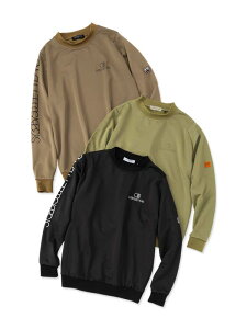 �o�b�N�X�g���C�v �����O�X���[�u���b�N�l�b�N�V���c��BACK STRIPE WAVE L/S MOCK��SY32 by SWEET YEARS GOLF[SYG-26S1-10]