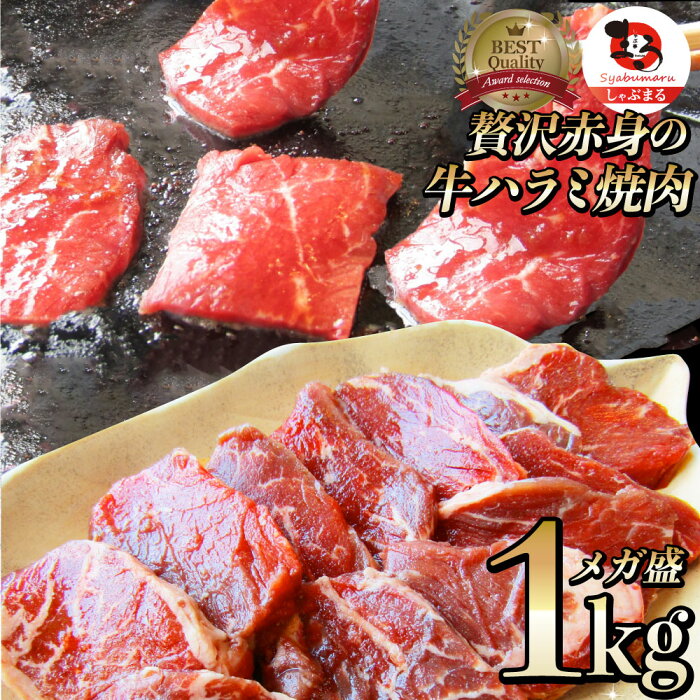 牛ハラミ焼肉（サガリ）1kg（250g×4P）牛肉メガ盛りバーベキュー用美味しいホットプレート焼肉プレゼント(＊当日発送対象）赤身贅沢BBQやきにくおトクお徳用送料無料オーストラリア産あす楽肉通販お取り寄せグルメ父の日