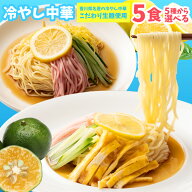 冷やし中華 プレミアム レモンちゃん 5食 さわやかレモンスープ付 冷やし麺 送料無料 ポッキリ ポイント…