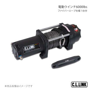 �d���E�C���`6000lbs �t�@�C�o�[���[�v�d�l 1�䕪 C.L.LINK/�V�[�G�������N �i��;f6000electricwinch