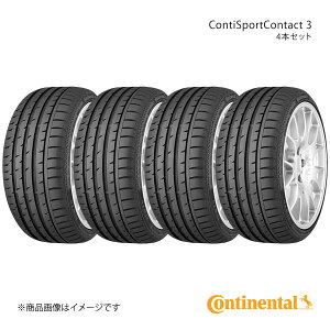 ContiSportContact 3 195/40R17 81V XL ^C 4{Zbg Continental R`l^ No.0356434×4