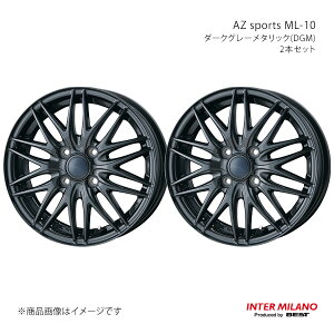 �y15�C���` 4H 100 4.5J +45�z���[��/���[���J�X�^�� L150S/L152S/L160S 2002/10�`2006/10 �z�C�[��2�{�Z�b�g AZ sports ML-10 DGM INTER MILANO �C���^�[�~���m