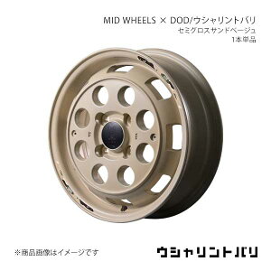 �y14�C���` 4H100 4.5J +45�z�A���~�z�C�[��1�{ ���R 33�n MID WHEELS×DOD/�E�V�������g�o�� SSB Y26H445433450010