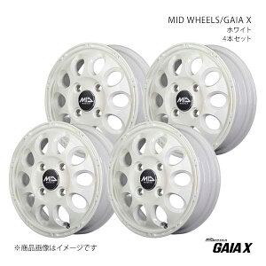 y12C` 4H 100 3.50B +45zA~zC[4{Zbg MID WHEELS/GAIA X WHI D97623543345040N×4