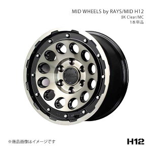 y17C` 6H 139.7 8.5J +0zA~zC[1{ MID WHEELS by RAYS/MID H12 BKM L17G7856D200031N×1