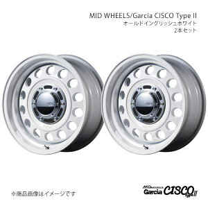 �y16�C���` 5H 139.7 6.0J +-5�z�A���~�z�C�[��2�{�Z�b�g MID WHEELS/�K���V�A�V�X�R �^�C�v2 MID WHEELS/Garcia CISCO TypeII EWH D7066605D105OWH0×2
