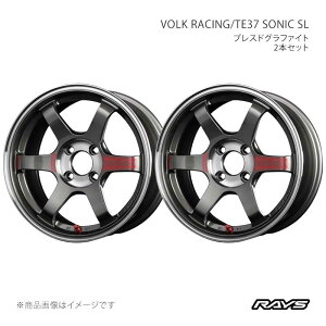 �y16�C���` 4H100 6.5J +44�z�A���~�z�C�[��2�{�Z�b�g �{���N���[�V���O TE37 �\�j�b�NSL PG RAYS/���C�Y �i��:06286654492PG×2