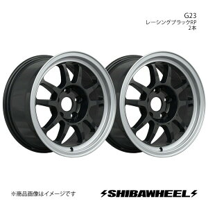 SHIBATIRE Vo^C VozC[ G23 A~zC[2{Zbg 15×7.5J 4-100 INSET25 [VOubNRP G15-07RBP×2