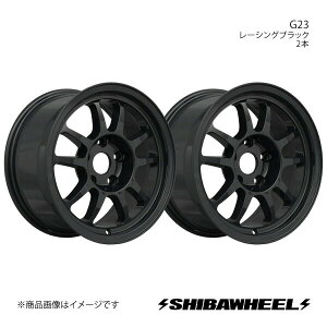 SHIBATIRE Vo^C VozC[ G23 A~zC[2{Zbg 15×8.0J 5-114.3 INSET30 [VOubN G15-12RB×2