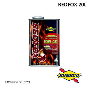 FULL SYNTHETIC 20L 10W-40 REDFOXV[Y GWIC RACING&SPORTS SUNOCO/XmR Engine Oil oCN ֎ԗp S 100%w bhtHbNX