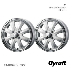y15C` 4H100 5.5J +42zA~zC[2{Zbg ANA P10n ^CTCY(175/65-15) Gyraft/8S WHITE/RIM POLISH 0041425