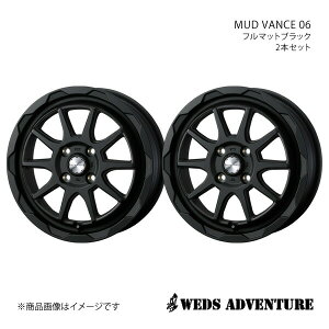 y14C` 4H100 4.5J +45zA~zC[2{Zbg N-WGN JH3/JH4 WEDS-ADVENTURE/MUD VANCE 06 FULL MAT BLACK 0040201×2