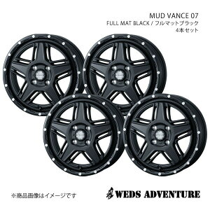 y14C` 4H100 4.5J +45zA~zC[4{Zbg N-WGN JH3/JH4 WEDS-ADVENTURE/MUD VANCE 07 FULL MAT BLACK 0040529×4