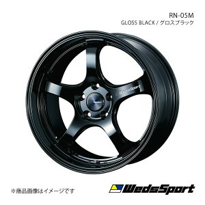 y18C` 5H114.3 7.5J +45zA~zC[1{ Zi C28 4WD WedsSport/RN-05M GLOSS BLACK 0072774