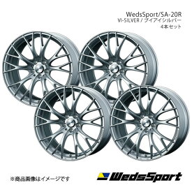 【20インチ 5H114.3 8.5J +38】アルミホイール4本セット ヴェルファイア 30系 〜2018/1 純正タイヤサイズ(245/40-20) WedsSport/SA-20R VI-SILVER 0072790×4