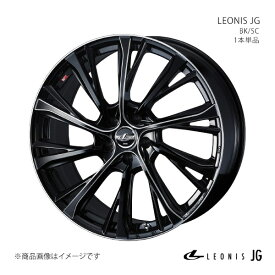 【17インチ 5H114.3 7.0J +42】ホイール1本単品 クラウン 170系/FR LEONIS JG BKMC 0042456