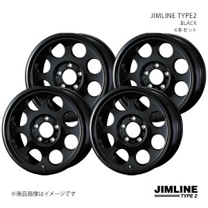�y16�C���` 5H 139.7 5.5J +22�z�z�C�[��4�{�Z�b�g JIMLINE TYPE2 �W�����C�� �^�C�v�c�[ BLACK 0038962×4
