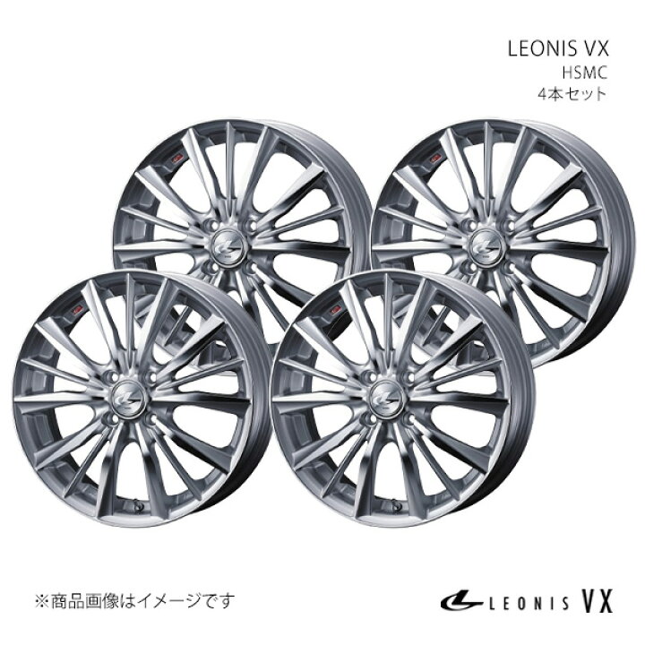 楽天市場】【15インチ 4H 100 6.0J +43】ホイール4本セット LEONIS 
