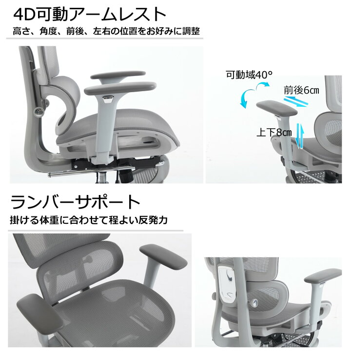 楽天市場】【10％OFFクーポン】オフィスチェア メッシュ デスクチェア 
