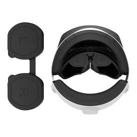 【お買い物マラソン】【送料込み】For PSVR2 レンズ保護ケース PlayStation VR2用 カバー シリコン製 素材 汚れ防止 防汗カバー 傷防止 水洗い可 防塵キット PS VR2専用(ブラック)