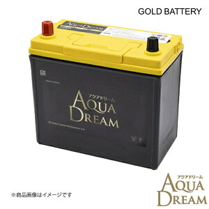 AQUA DREAM/�A�N�A�h���[�� GB-S55D23R ���Y�ԗp �n�C�u���b�h�ԕ�@�p�o�b�e���[ GOLD BATTERY AGM�^�C�v 1�� AD-GB-S55D23R 4549277016377