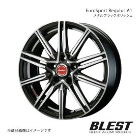 EuroSport Regulus A1 セレナ C25 アルミホイール 4本セット 【17×6.5J 5-114.3 +45 メタルブラックポリッシュ】