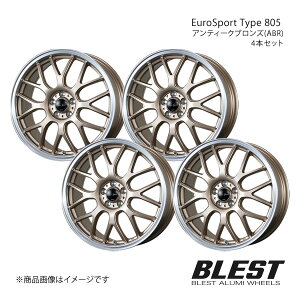 EuroSport Type 805 KVBB4 BL A~zC[ 4{Zbg y18×7.0J 5-100 +48 AeB[NuY(ABR)z