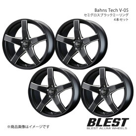 Bahns Tech V-05 XV GP アルミホイール 4本セット 【18×7.0J 5-100 +50 セミグロスブラックミーリング】