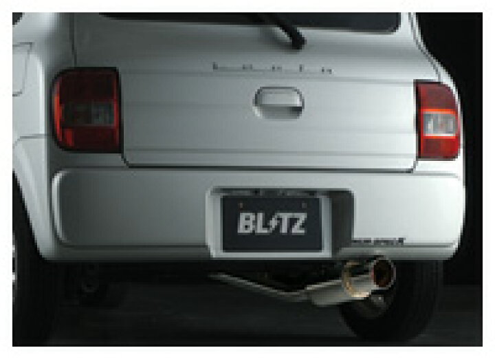 楽天市場】BLITZ ブリッツ マフラー NUR-SPEC K ラパン HE21S : 車高調 