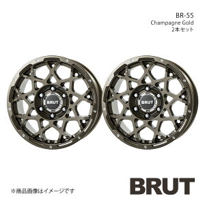 BRUT u[g BR-55 FJN[U[ GSJ15W A~zC[2{Zbg y18×8.0J 6-139.7 +20 VpS[hzTRISTAR gCX^[