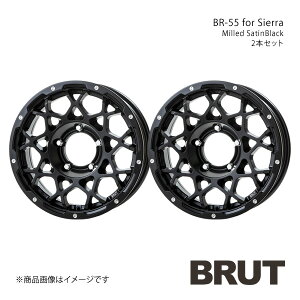 BRUT u[g BR-55 Wj[VG JB74W A~zC[2{Zbg y16×5.5J 5-139.7 +-5 ~hTeBubNzTRISTAR gCX^[