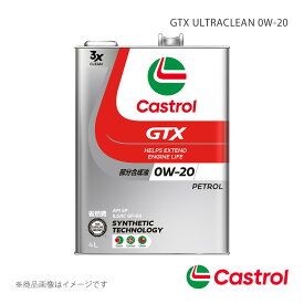 Castrol/カストロール GTX ULTRACLEAN 0W-20 4L×6本 サクシード マニュアル 5MT 4WD 1500cc 2005年08月～2014年08月 4985330122959