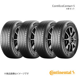 Continental R`l^ ContiEcoContact 5 ^C 4{Zbg 165/60R15 77H i:0356218×4
